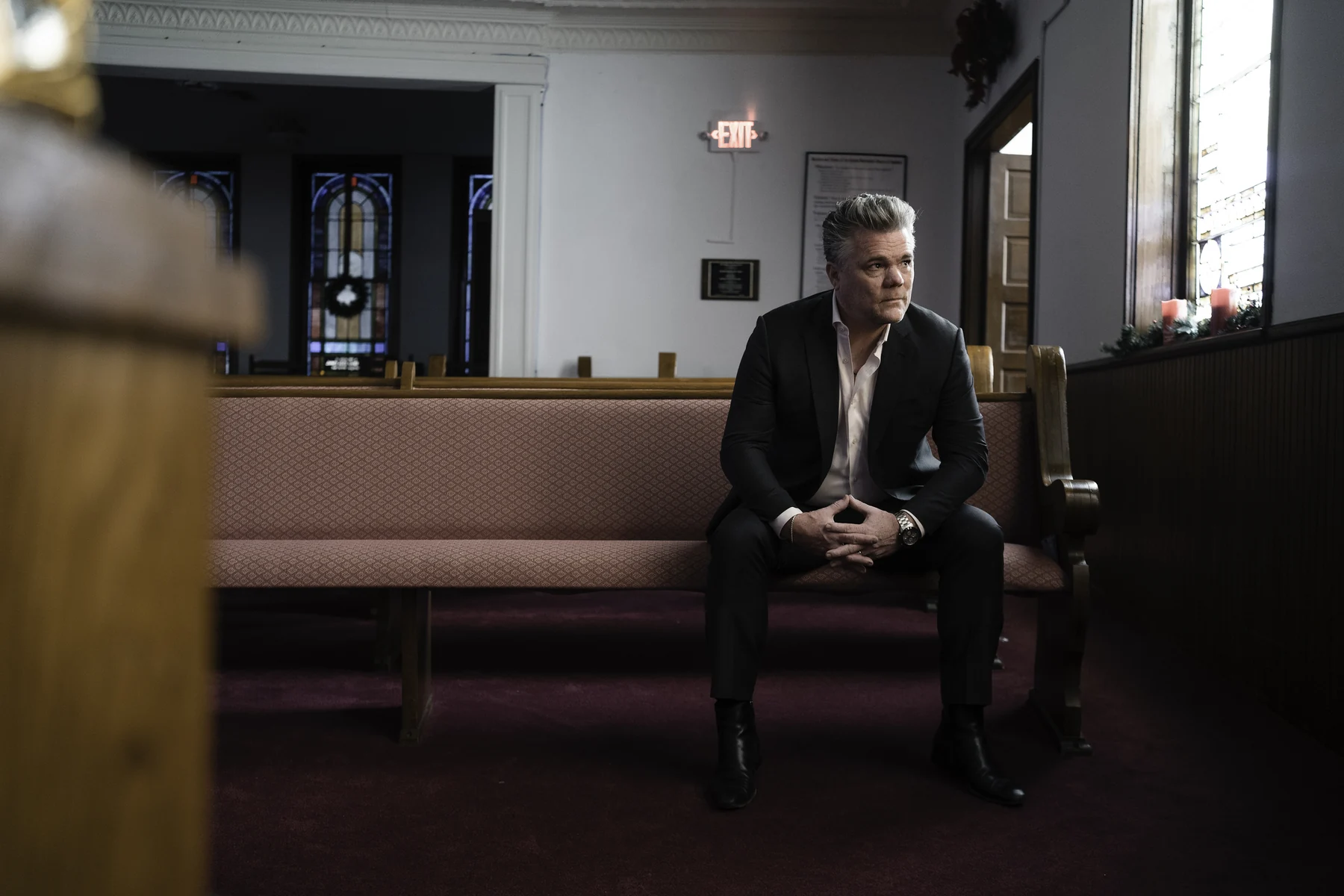 Martijn van Tilborgh seated thoughtfully, considering what comes next